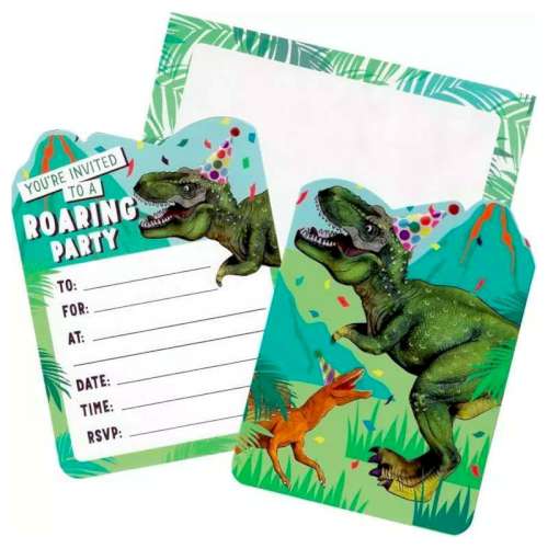 Dinosaur Party Invitations - Click Image to Close
